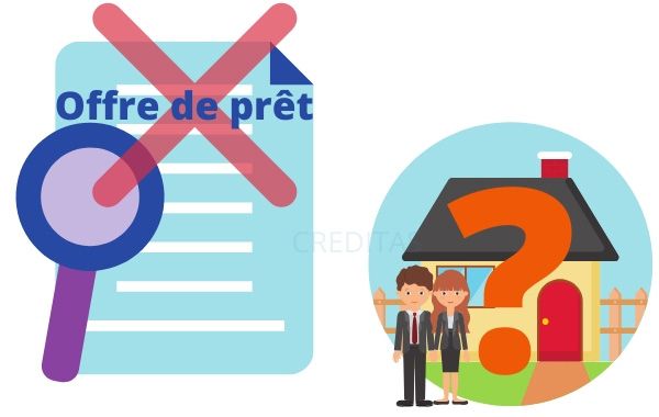 Annulation de l'offre de pret par la banque