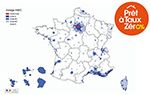 Carte de France des zones PTZ