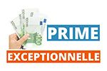 Primes versees a titre exceptionnel